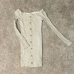 Bodycon off shoulder dress